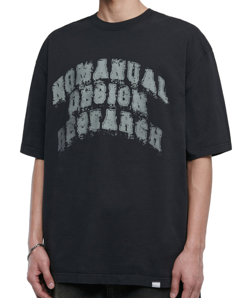 NOMANUAL(NOMANUAL)の「OVERDYED D.A.L T-SHIRT - WASHED BLACK(Tシャツ/カットソー・メンズ・その他・S/M/L/XL)」の5枚目の写真