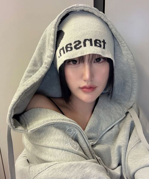 TANSANMAGNESIUM（タンサン マグネシウム）の「ジャカード混ロゴビーニー（アイボリー）（ニットキャップ/ビーニー・レディース・その他・O/S）」の17枚目の写真