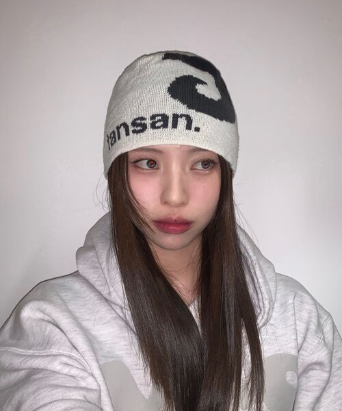 TANSANMAGNESIUM（タンサン マグネシウム）の「ジャカード混ロゴビーニー（アイボリー）（ニットキャップ/ビーニー・レディース・その他・O/S）」の22枚目の写真