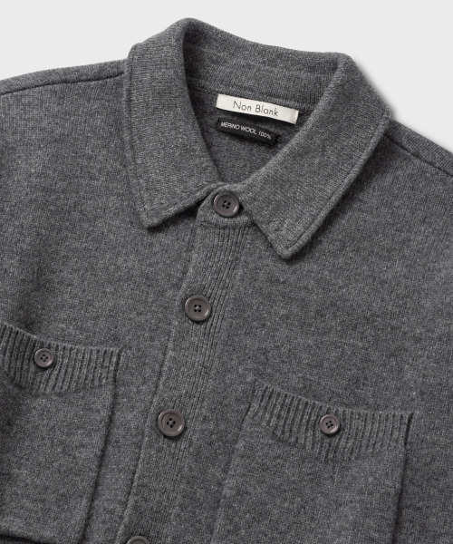 NONBLANK(ノンブランク)の「ニットジャケット_GREY(ニット/セーター・メンズ・グレー・XL/M/L)」の20枚目の写真