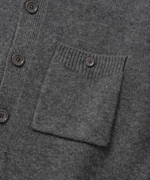 NONBLANK(ノンブランク)の「ニットジャケット_GREY(ニット/セーター・メンズ・グレー・XL/M/L)」の18枚目の写真