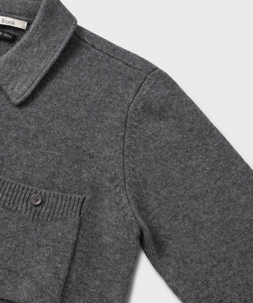 NONBLANK(ノンブランク)の「ニットジャケット_GREY(ニット/セーター・メンズ・グレー・XL/M/L)」の12枚目の写真