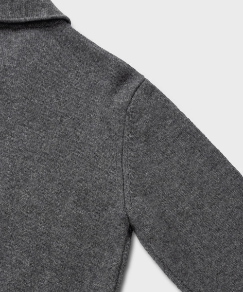 NONBLANK(ノンブランク)の「ニットジャケット_GREY(ニット/セーター・メンズ・グレー・XL/M/L)」の14枚目の写真