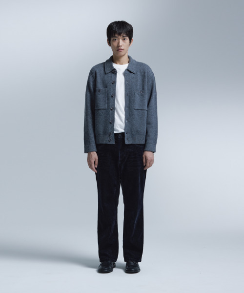 NONBLANK(ノンブランク)の「ニットジャケット_GREY(ニット/セーター・メンズ・グレー・XL/M/L)」の10枚目の写真