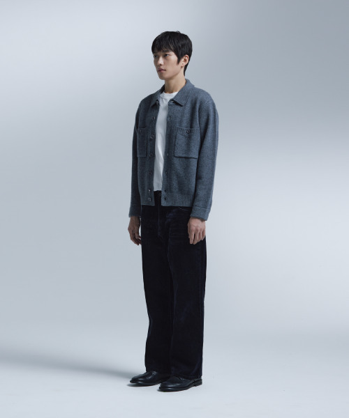 NONBLANK(ノンブランク)の「ニットジャケット_GREY(ニット/セーター・メンズ・グレー・XL/M/L)」の8枚目の写真