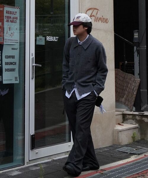 NONBLANK(ノンブランク)の「ニットジャケット_GREY(ニット/セーター・メンズ・グレー・XL/M/L)」の5枚目の写真