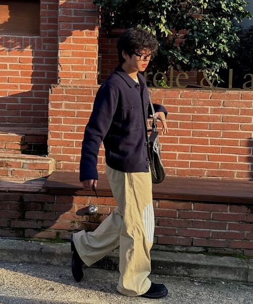 NONBLANK(ノンブランク)の「ニットジャケット_GREY(ニット/セーター・メンズ・グレー・XL/M/L)」の6枚目の写真
