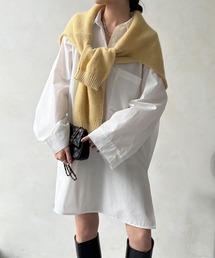 DouDou | DD刺繍チュニックシャツ(シャツ/ブラウス)