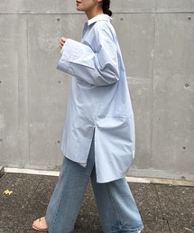 DouDou | DD刺繍チュニックシャツ(シャツ/ブラウス)