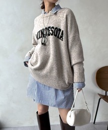 DouDou | DD刺繍チュニックシャツ(シャツ/ブラウス)