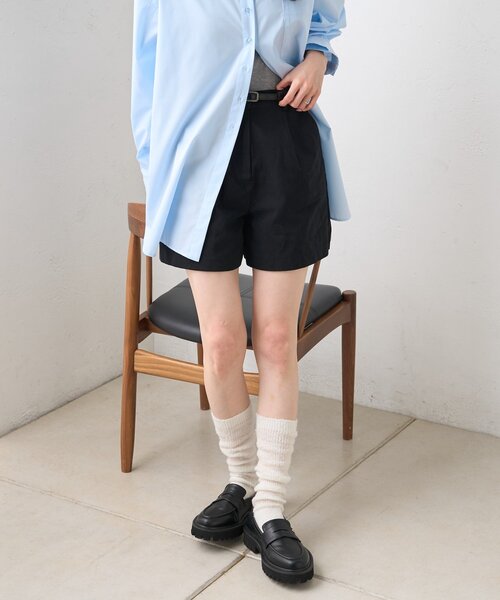 mystic(ミスティック)の「ベルト付きタックキュロット(その他パンツ・レディース・アイボリー/ブラック・1/2)」の17枚目の写真