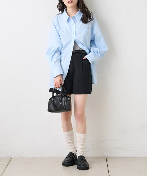 mystic(ミスティック)の「ベルト付きタックキュロット(その他パンツ・レディース・アイボリー/ブラック・1/2)」の18枚目の写真