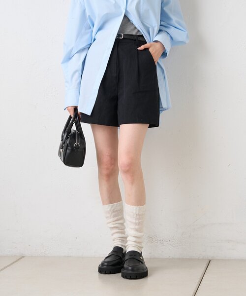 mystic(ミスティック)の「ベルト付きタックキュロット(その他パンツ・レディース・アイボリー/ブラック・1/2)」の22枚目の写真