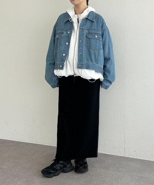 FRIPIER（フリピエ）の「《FRIPIER》ハイテンションタイトスカート（スカート・レディース・ブラック・FREE）」の3枚目の写真