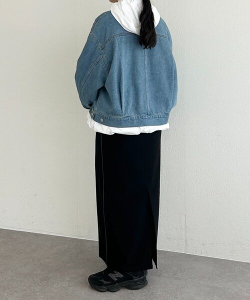 FRIPIER（フリピエ）の「《FRIPIER》ハイテンションタイトスカート（スカート・レディース・ブラック・FREE）」の4枚目の写真