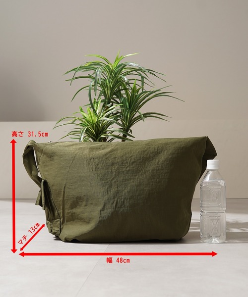 1111clothing（ワンフォークロージング）の「ツイストショルダーバッグ / Twist Shoulder Bag（ショルダーバッグ・メンズ・グリーン/ブラック・FREE）」の12枚目の写真