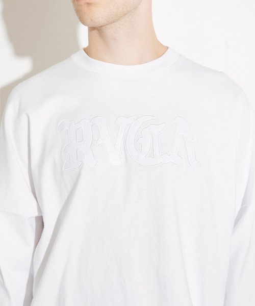 RVCA(ルーカ)の「RVCA メンズ TONE TONE OE LT ロンT 【2026年春夏モデル】/ルーカバックプリント長袖ロンT(Tシャツ/カットソー・メンズ・ホワイト/ブラック/ブラック系その他/グリーン系その他・SMALL/MEDIUM/X-LARGE/LARGE)」の6枚目の写真