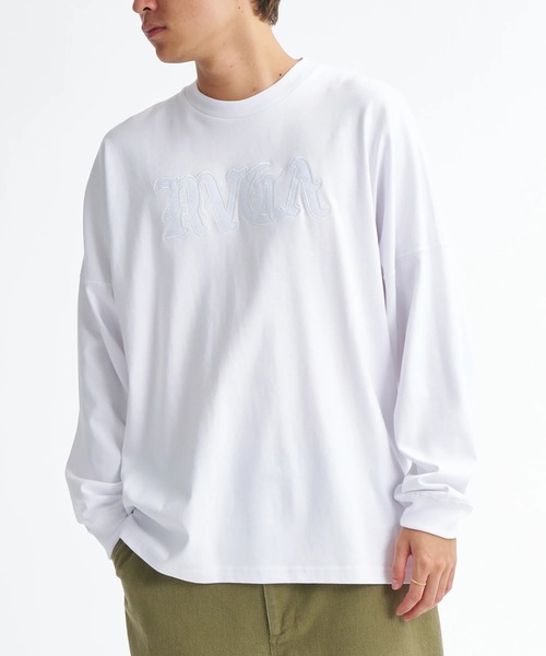 RVCA(ルーカ)の「RVCA メンズ TONE TONE OE LT ロンT 【2026年春夏モデル】/ルーカバックプリント長袖ロンT(Tシャツ/カットソー・メンズ・ホワイト/ブラック/ブラック系その他/グリーン系その他・SMALL/MEDIUM/X-LARGE/LARGE)」の8枚目の写真
