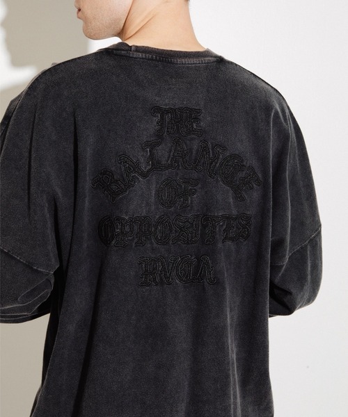 RVCA(ルーカ)の「RVCA メンズ TONE TONE OE LT ロンT 【2026年春夏モデル】/ルーカバックプリント長袖ロンT(Tシャツ/カットソー・メンズ・ホワイト/ブラック/ブラック系その他/グリーン系その他・SMALL/MEDIUM/X-LARGE/LARGE)」の14枚目の写真