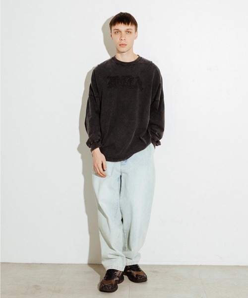 RVCA(ルーカ)の「RVCA メンズ TONE TONE OE LT ロンT 【2026年春夏モデル】/ルーカバックプリント長袖ロンT(Tシャツ/カットソー・メンズ・ホワイト/ブラック/ブラック系その他/グリーン系その他・SMALL/MEDIUM/X-LARGE/LARGE)」の16枚目の写真