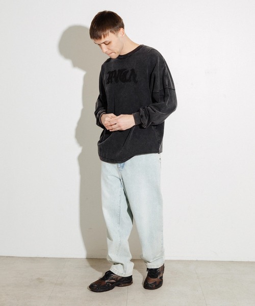 RVCA(ルーカ)の「RVCA メンズ TONE TONE OE LT ロンT 【2026年春夏モデル】/ルーカバックプリント長袖ロンT(Tシャツ/カットソー・メンズ・ホワイト/ブラック/ブラック系その他/グリーン系その他・SMALL/MEDIUM/X-LARGE/LARGE)」の17枚目の写真