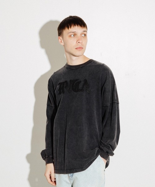 RVCA(ルーカ)の「RVCA メンズ TONE TONE OE LT ロンT 【2026年春夏モデル】/ルーカバックプリント長袖ロンT(Tシャツ/カットソー・メンズ・ホワイト/ブラック/ブラック系その他/グリーン系その他・SMALL/MEDIUM/X-LARGE/LARGE)」の18枚目の写真