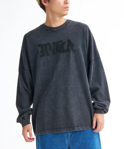 RVCA(ルーカ)の「RVCA メンズ TONE TONE OE LT ロンT 【2026年春夏モデル】/ルーカバックプリント長袖ロンT(Tシャツ/カットソー・メンズ・ホワイト/ブラック/ブラック系その他/グリーン系その他・SMALL/MEDIUM/X-LARGE/LARGE)」の19枚目の写真