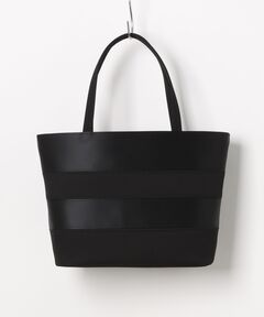 【喪服・礼服用】ボーダー切替トートバッグ