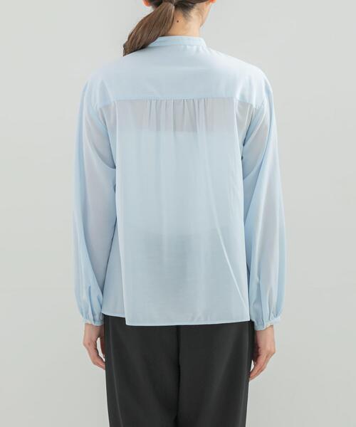 URBAN RESEARCH ROSSO WOMEN(アーバンリサーチ ロッソ)の「フロントフリルデザインブラウス(シャツ/ブラウス・レディース・ブラック/イエロー系その他/ブルー系その他・FREE)」の12枚目の写真