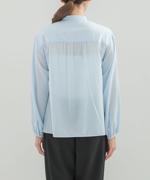 URBAN RESEARCH ROSSO WOMEN(アーバンリサーチ ロッソ)の「フロントフリルデザインブラウス(シャツ/ブラウス・レディース・ブラック/イエロー系その他/ブルー系その他・FREE)」の20枚目の写真