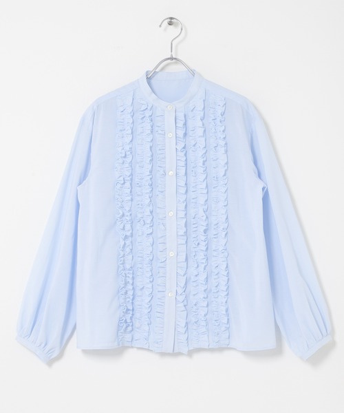 URBAN RESEARCH ROSSO WOMEN(アーバンリサーチ ロッソ)の「フロントフリルデザインブラウス(シャツ/ブラウス・レディース・ブラック/イエロー系その他/ブルー系その他・FREE)」の22枚目の写真