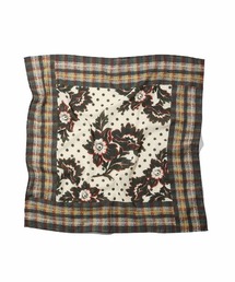 mensha!（メンシャ）の「ｍｅｎｓｈａ！　ヴィンテージライクな　大判ダブルガーゼスカーフ（バンダナ/スカーフ）」