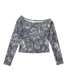 atmos pink Rose Camouflage LS T-shirt / アトモスピンク ローズ カモフラージュ LS T-シャツ
