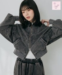 Heather | UV裏毛フーディ(ショート丈) 656721(パーカー)