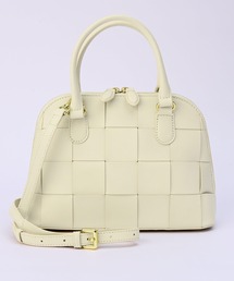 本革ハンドバッグ ショルダー付き