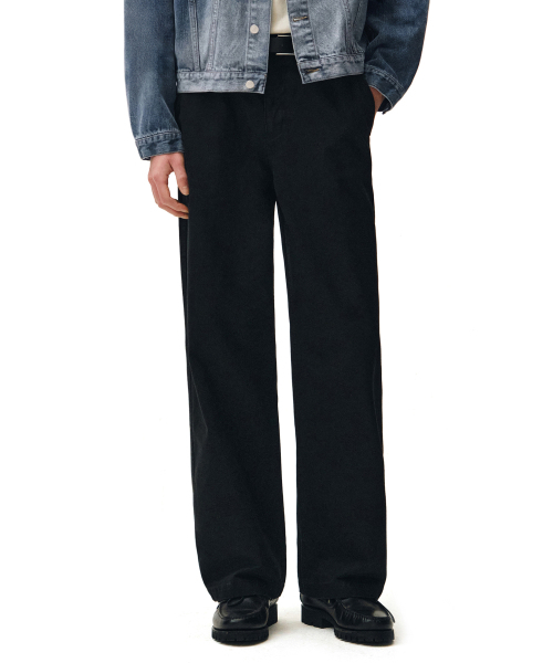 DECET（デケト）の「Officer Semi Wide Pants DCPT069Black（その他パンツ・メンズ・その他・32/34/30/28/26）」の2枚目の写真