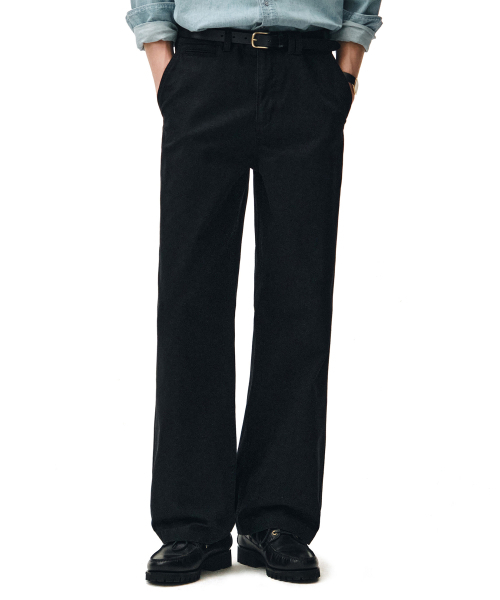 DECET（デケト）の「Officer Semi Wide Pants DCPT069Black（その他パンツ・メンズ・その他・32/34/30/28/26）」の3枚目の写真