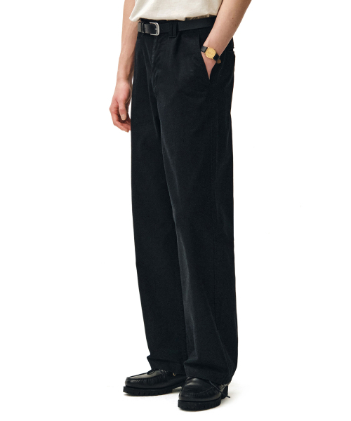DECET（デケト）の「Officer Semi Wide Pants DCPT069Black（その他パンツ・メンズ・その他・32/34/30/28/26）」の4枚目の写真
