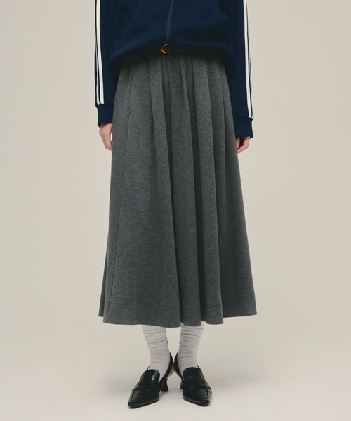 eL（エル）の「【eL】Jersey Flare Skirt/656651（スカート・レディース・グレー/ブラック・FREE）」の13枚目の写真