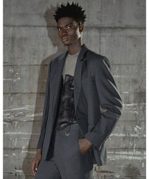 JOHN LAWRENCE SULLIVAN（ジョンローレンスサリバン）の「JOHN LAWRENCE SULLIVAN WOOL DOBBY SINGLE BREASTED JACKET (1A007-0126-08)（テーラードジャケット）」