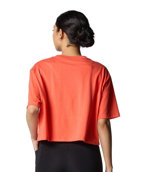 UNDER ARMOUR(アンダーアーマー)の「UAラインストーン クロップ ショートスリーブ Tシャツ(ライフスタイル/レディース)(Tシャツ/カットソー・レディース・ワインレッド・M/L/XL/S)」の2枚目の写真
