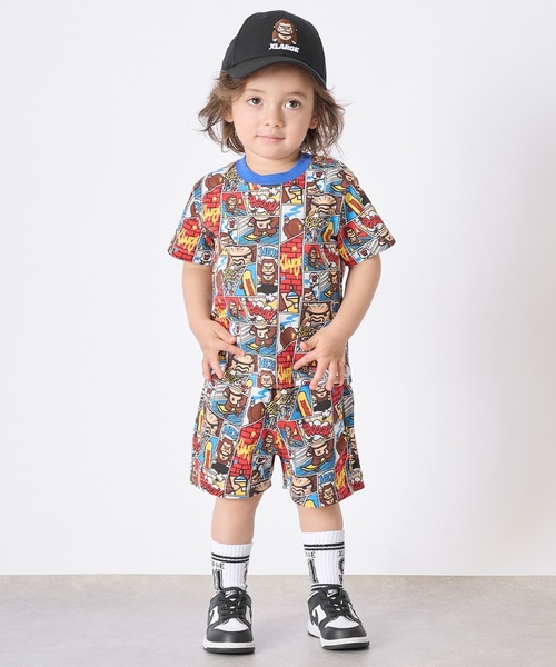 XLARGE KIDS（エクストララージキッズ）の「ファニーゴリラ ツイルキャップ（キャップ・キッズ・ブラック/ブルー・52-56cm/S(48-52cm)）」の12枚目の写真