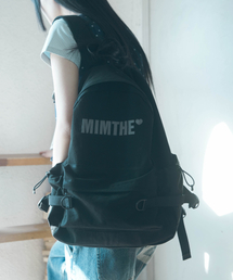 MIM the wardrobe（ミームザワードローブ）の「ミンダー ベーシックロゴバックパック_ブラック（バックパック/リュック）」