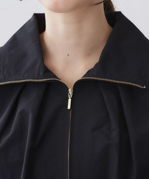 index(インデックス)の「スタンドカラーペプラムブルゾン【洗濯機OK】(ブルゾン・レディース・ネイビー/アイボリー/オレンジ系・42/40/38/36)」の19枚目の写真