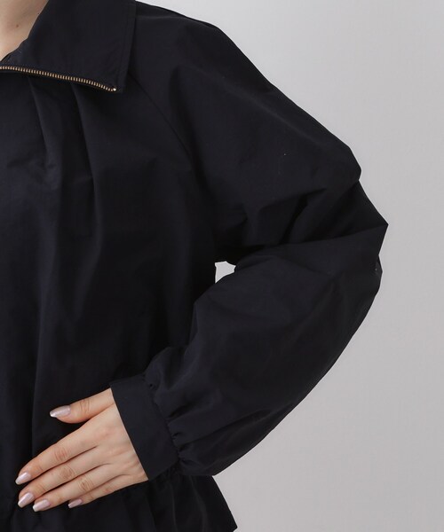 index(インデックス)の「スタンドカラーペプラムブルゾン【洗濯機OK】(ブルゾン・レディース・ネイビー/アイボリー/オレンジ系・42/40/38/36)」の20枚目の写真