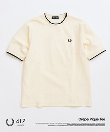FRED PERRY(�t���b�h�y���[)��FRED PERRY / �t���b�h�y���[417�ʒ� Crepe Pique T�V���c(T�V���c/�J�b�g�\�[)