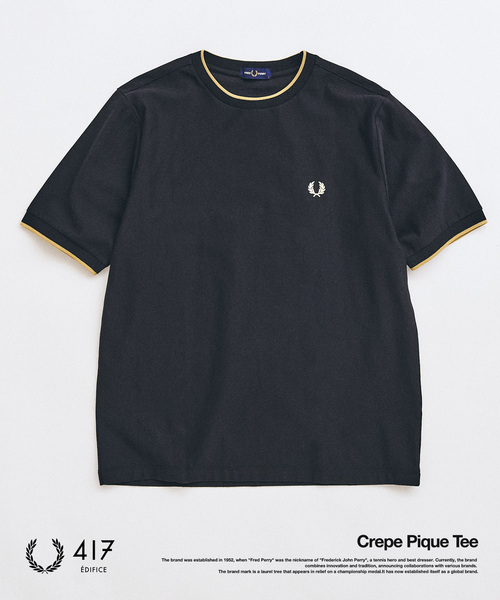 FRED PERRY / フレッドペリー417別注 Crepe Pique Tシャツ（Tシャツ