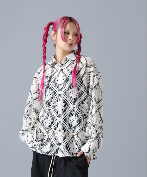 DANKE SCHON（ダンケシェーン）の「DankeSchon/ダンケシェーン/RACE L/S SHIRTS（シャツ/ブラウス・レディース・ブラック/その他24・L/M）」の19枚目の写真