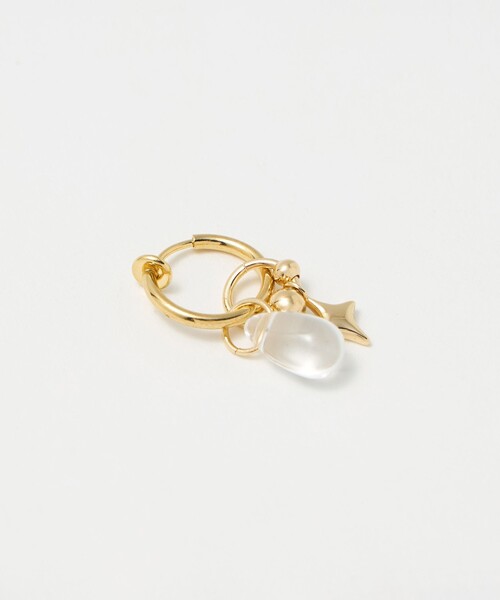 green label relaxing（グリーンレーベルリラクシング）の「4WAY パーツミックス フープ イヤリング（イヤリング・レディース・シルバー/ゴールド・FREE）」の7枚目の写真