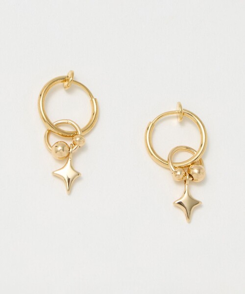 green label relaxing（グリーンレーベルリラクシング）の「4WAY パーツミックス フープ イヤリング（イヤリング・レディース・シルバー/ゴールド・FREE）」の14枚目の写真